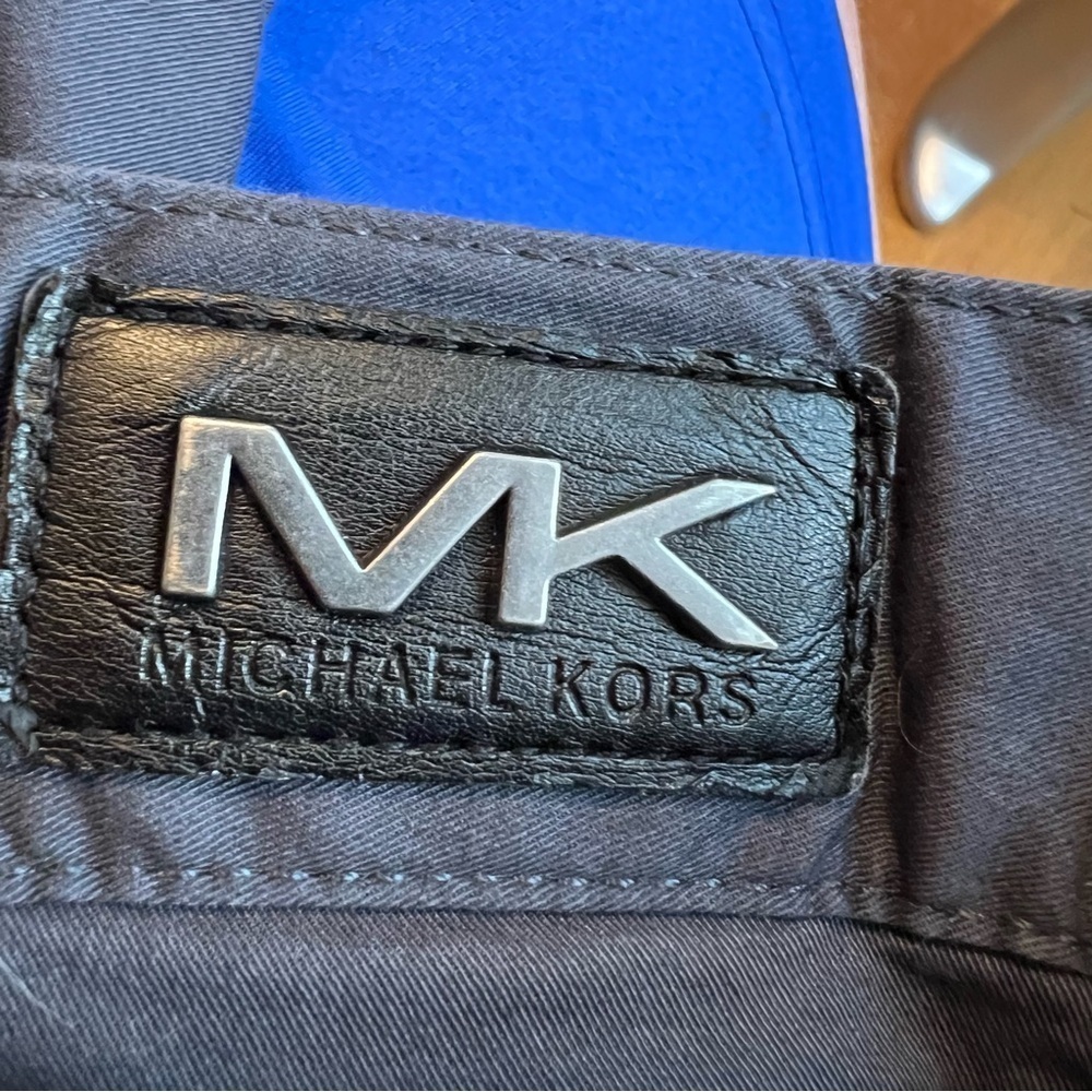 MICHEAL KORS Lightweight Cotton Chambray Slacks - Picture 6 of 10